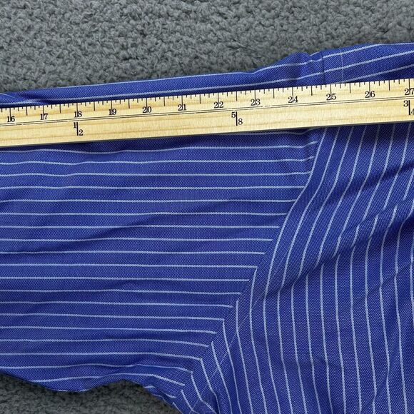 2 Kirkland Signature Men's Long Sleeve Shirts Size 17-35 Extra LongNon-Iron - Picture 10 of 13